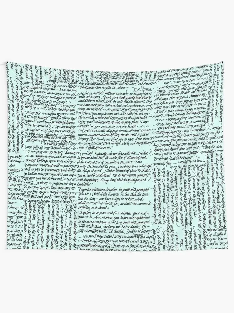 Desiderata handwritten Tapestry Room Decor Korean Style Bathroom Decor Tapestry