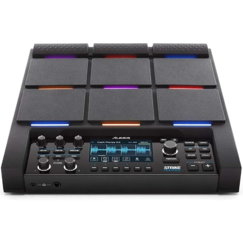 Strike Multipad - 9-Pad Percussion Instrument with Sampler, Looper, 2 Ins and Outs, Soundcard