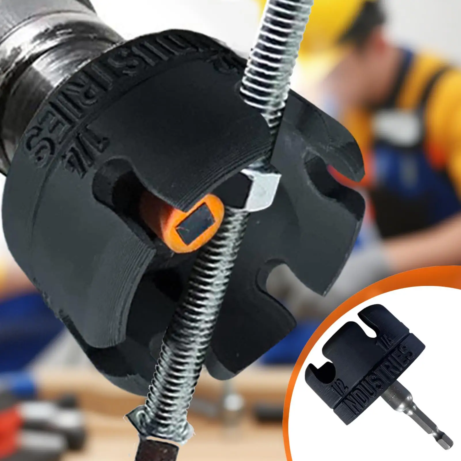 

Nut Zipper Drill Attachment for Fast Nut and Bolt Removal, Hex Shank Nut Driver Nut Remover Bolt Extractor Tool for Conduit Rack
