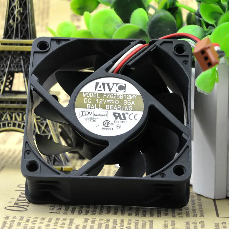 7 F7025B12MY CM 7025 FIOS 12V 0.35A 3 CPU BOLA VENTILADOR