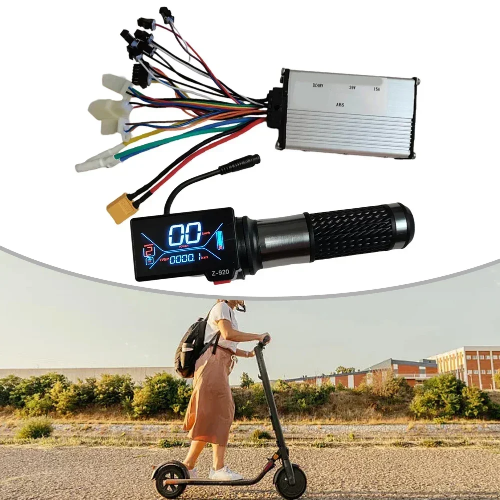 

Z920 Electric Scooter Controller Throttle Kit For Kugoo Left Pull LCD Handlebars Instrument Controller Accelerator Modified Part