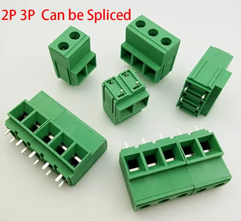 

135T-10.16 2P 3P PCB Screw Straight 10.16mm Pitch 750V57A 24-6AWG High Current Power Wire Terminal Block