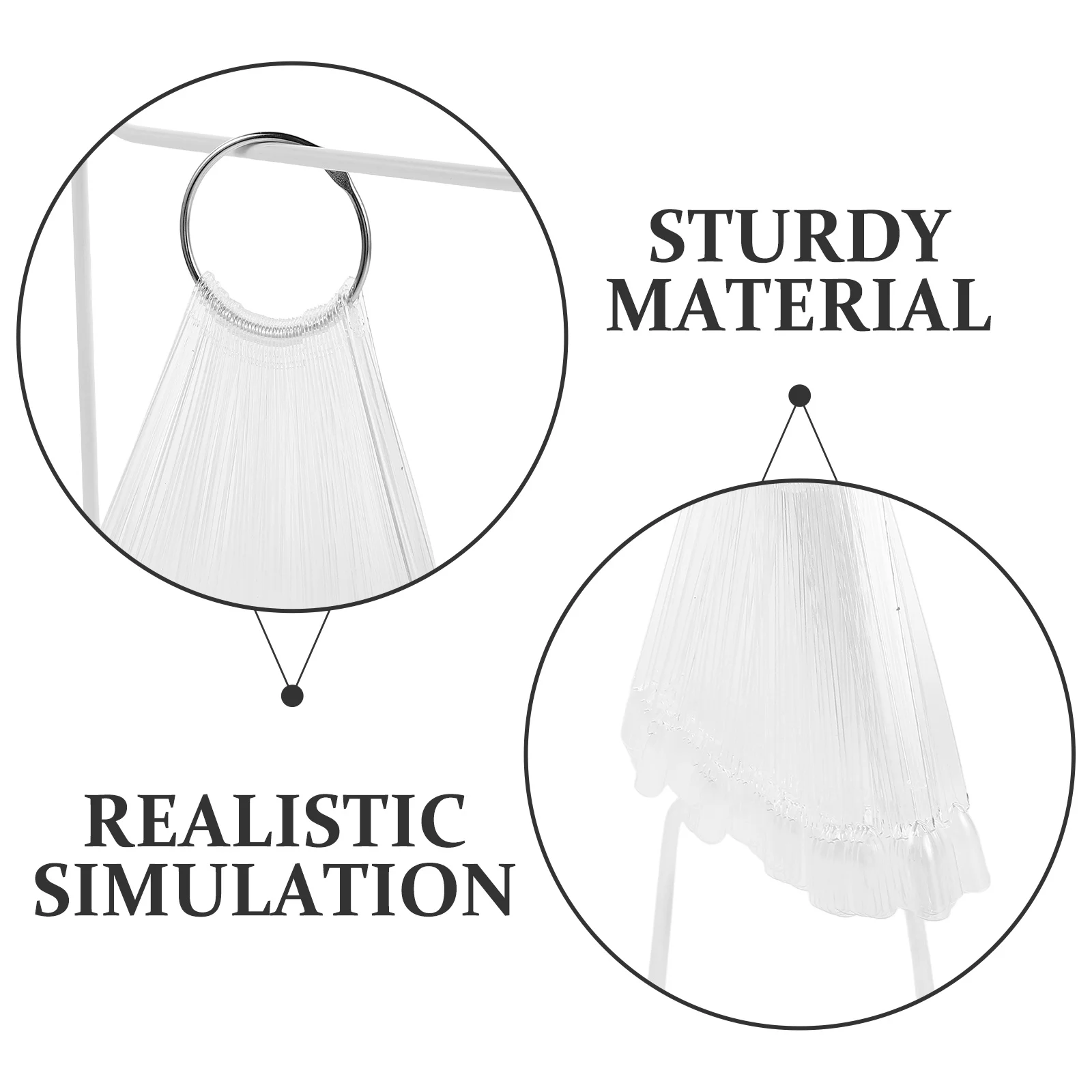 1 set Art Board Iron Holder Ring Acryl Polish Kleurpraktijk Monster Sticks Manicure Training Tools Salon Display Kit Nail Art