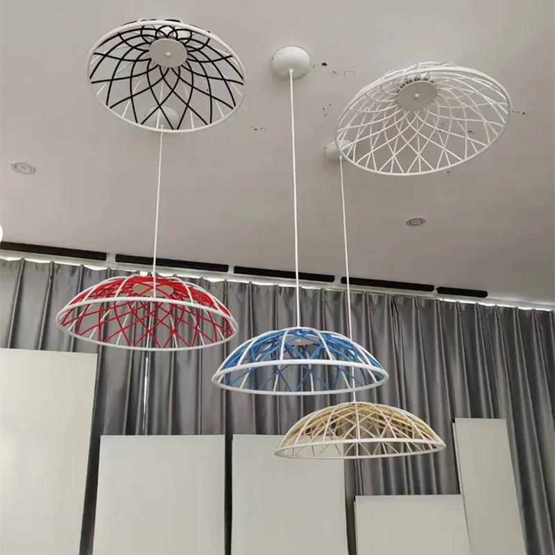 Skynest LED Pendant Light Modern Macaron Hanging Lamp Interior Lighting Fixtures Nordic Home Decor For Living Room Staircase Bar