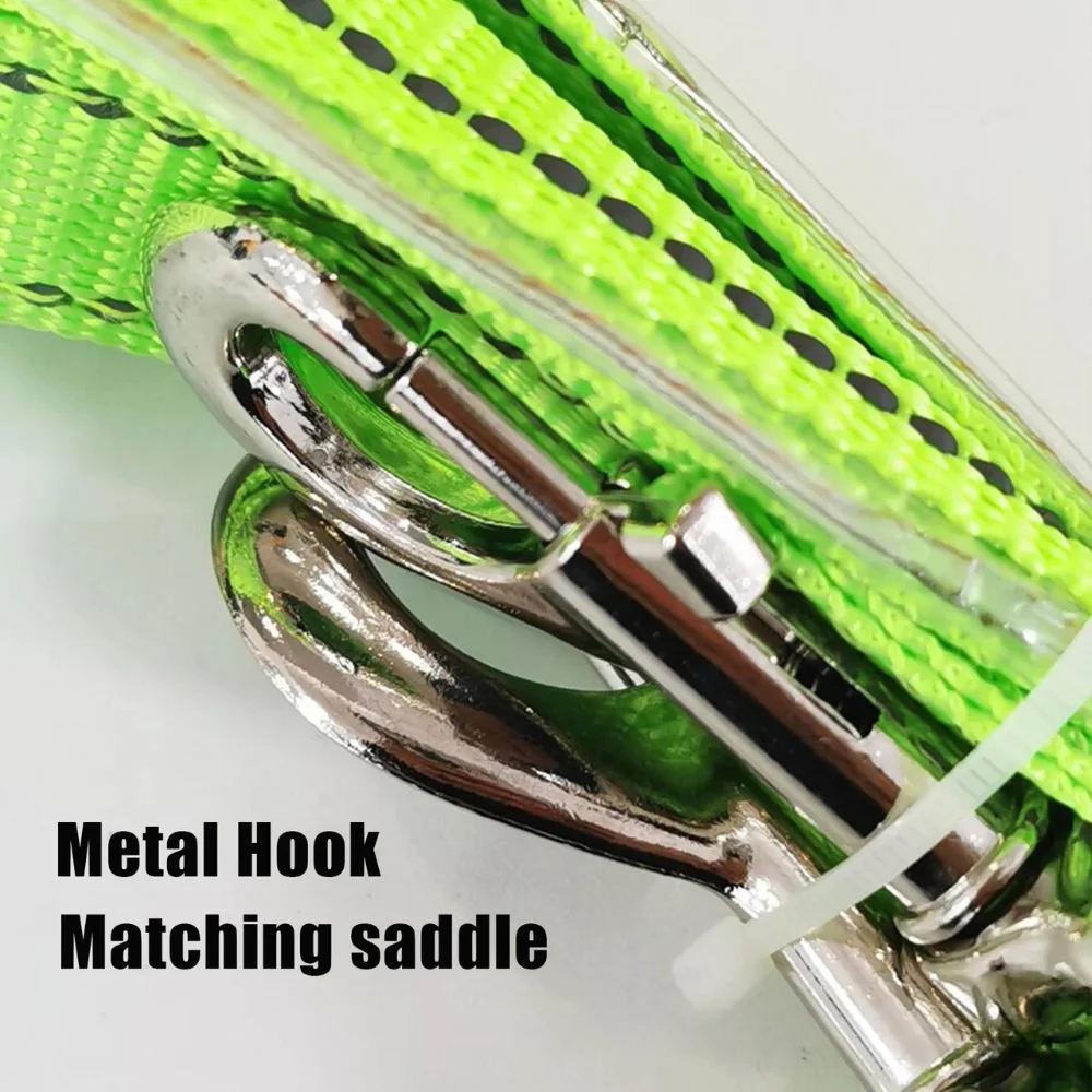LED Horse Breastplate Collar USB Rechargeable High Visibility Tack For Horseback Riding