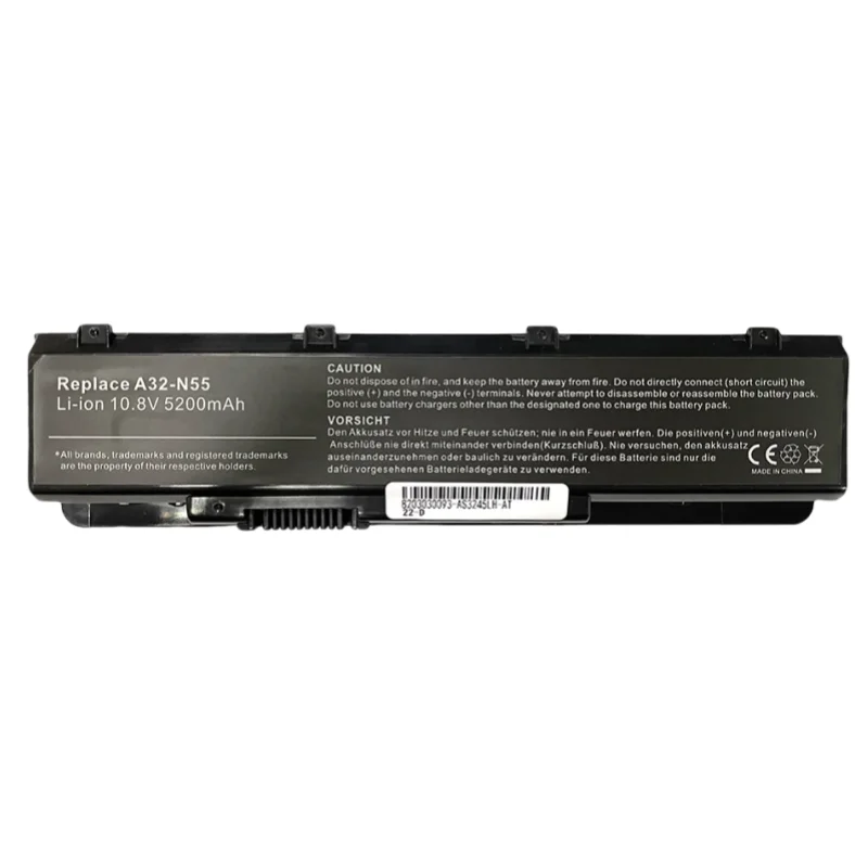 New Li-ion Laptop Batteries A32-N55 For ASUS N45 N45E N45S N45SF N55 N55E N55S N55SF N75 N75E N75S N75SF N75SJ N75SL Series