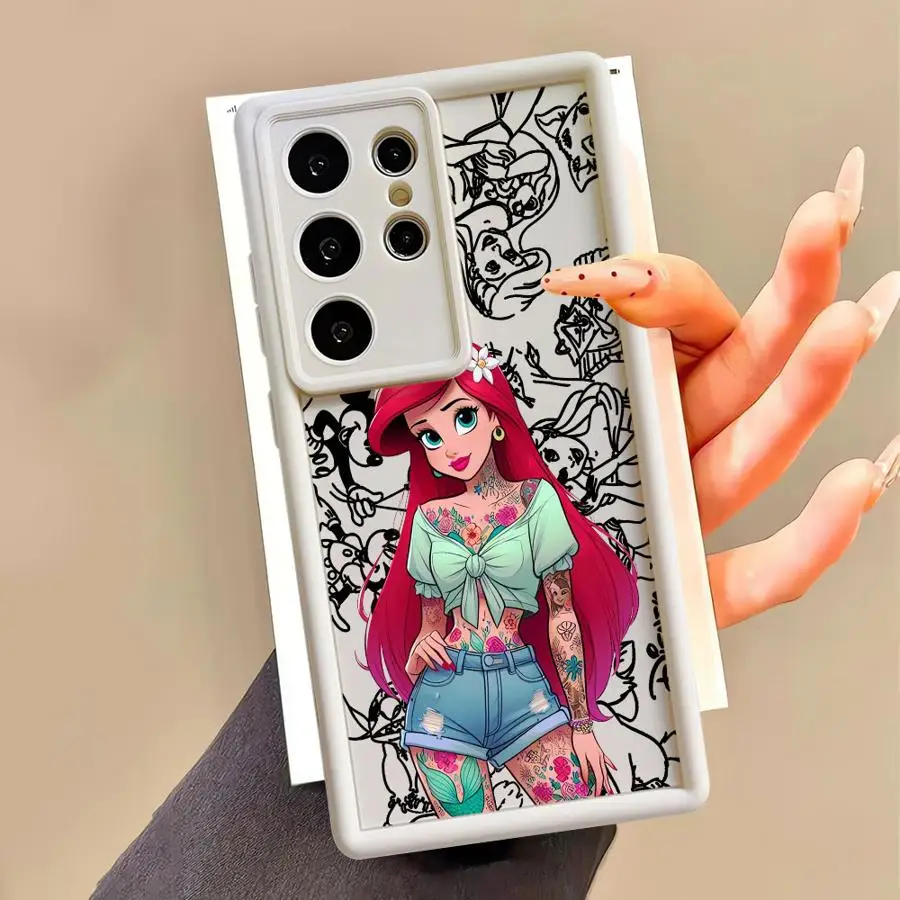 Princess Phone Case for Samsung Galaxy S21 S23 S24 S24 FE Note 20 Ultra S25 Ultra S25 S20 S23 Plus S22 Soft TPU
