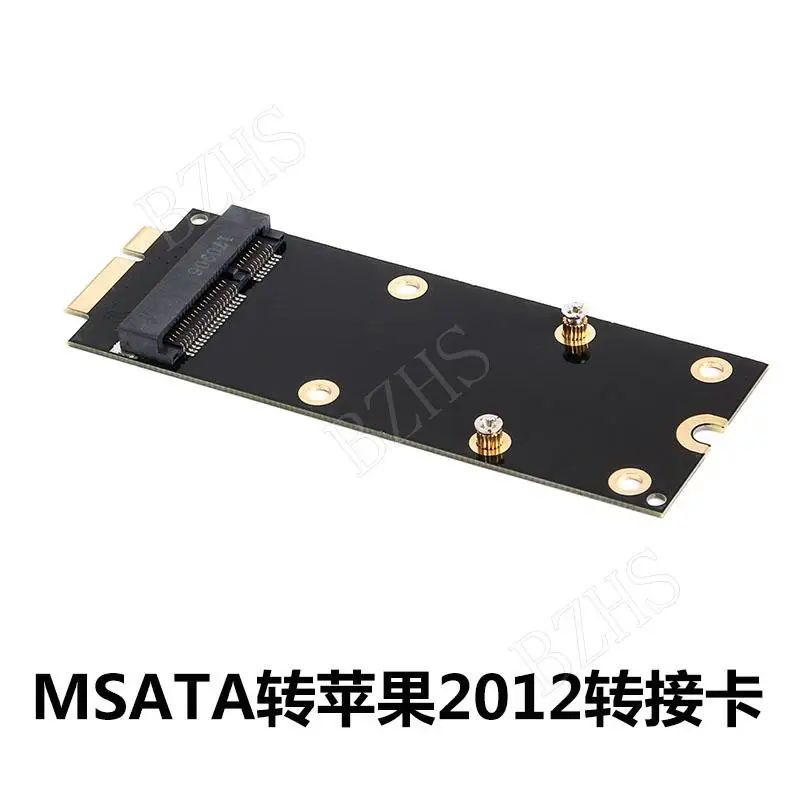 mSATA SSD to 2012 Macbook Pro Retina iMac A1398 MC975 MC976 17+7pin SSD Convertor Adapter riser card adaptator