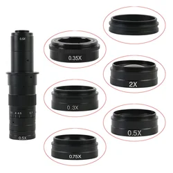 0.3X 0.35X 0.5X 0.75X 1X 2.0X Auxiliary Barlow Objective Lens M42 For 120X/180X/200X/300X/500X C-Mount Industrial Zoom Lens