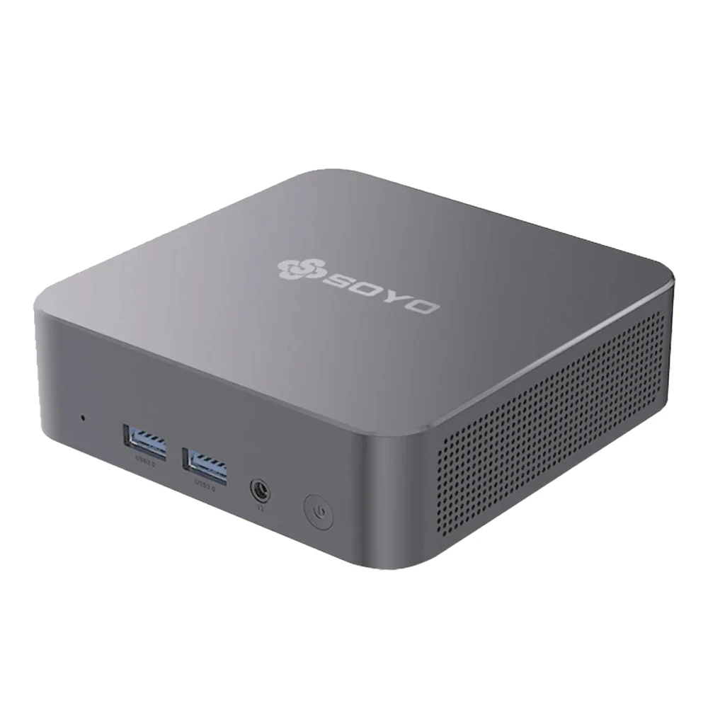 SOYO Mini PC M4 Pro e Intel N150 N100 N95 N4000 Processore 8/16 GB di RAM 256/512 GB SSD WiFi6 e BT5.2 Mini computer desktop da gioco