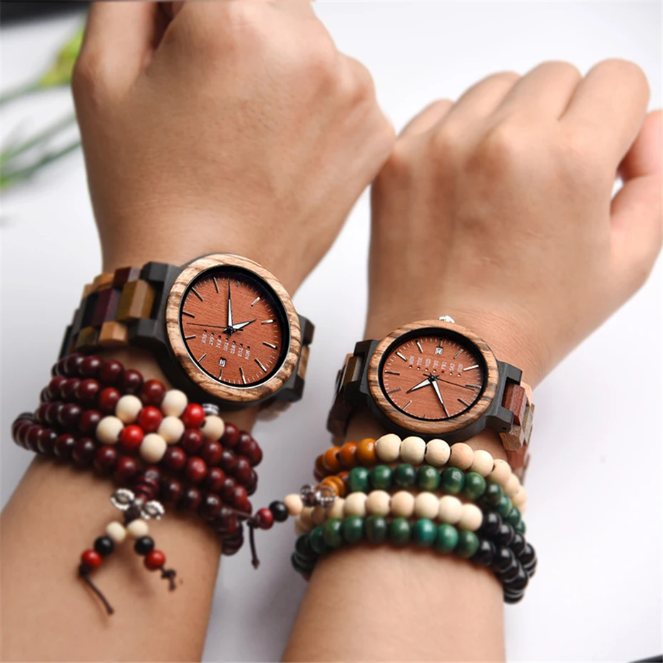 Wooden Watch Couple