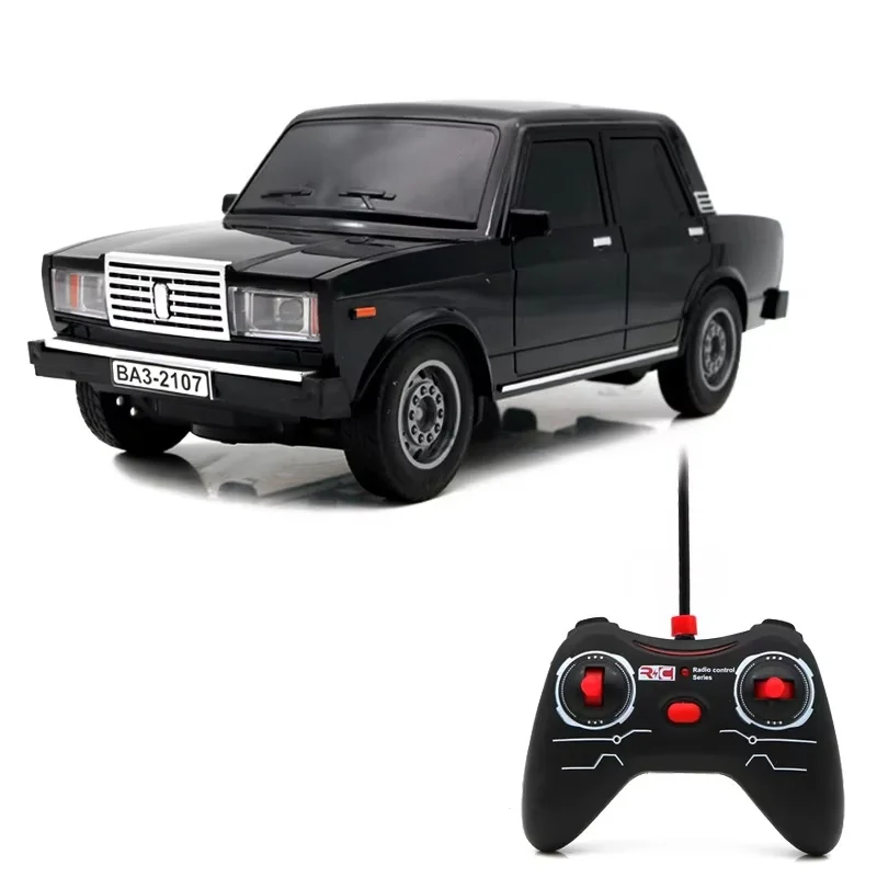 1: 12 Four Way Remote Control Car Lada Sedan With Lighting Simulation Car Model Child Russian Christmas Toy Dragon Control Car