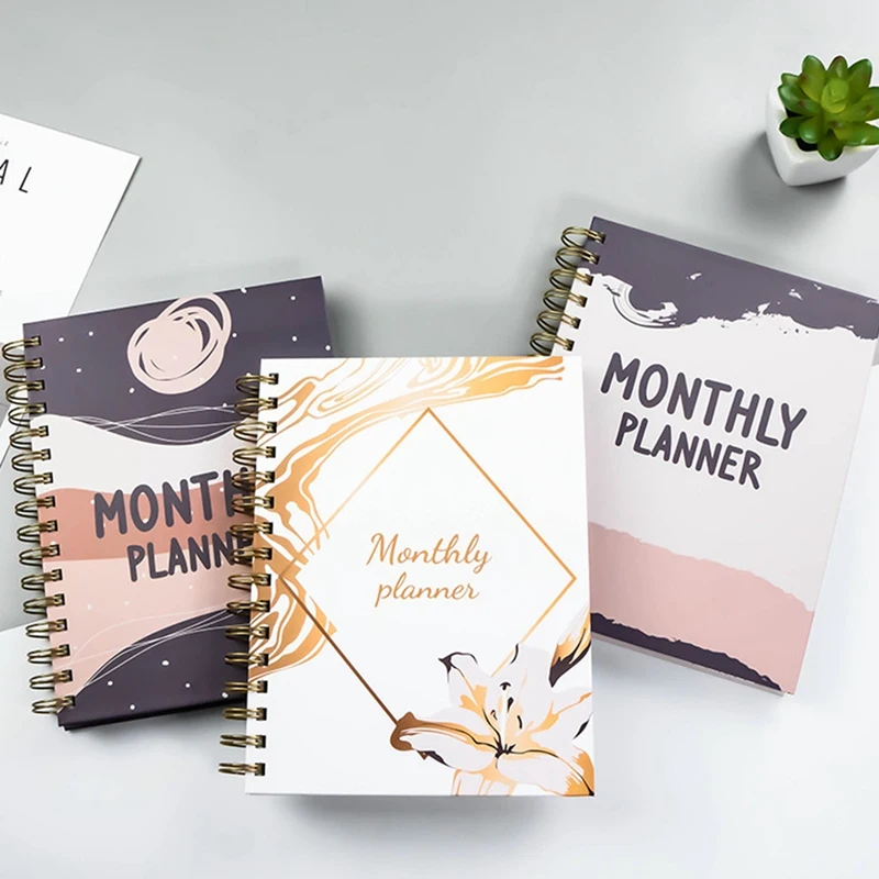 A5 Daily Weekly Planner Agenda Notebook Weekly Goals Habit Schedules Stationery Office School Supplies