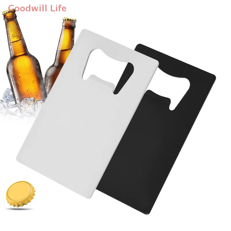 Beer Bottle Opener Stainless Steel Bottle Opener Creative Credit Card Style Beer Bottle Opener Bottle Multi-function Opener