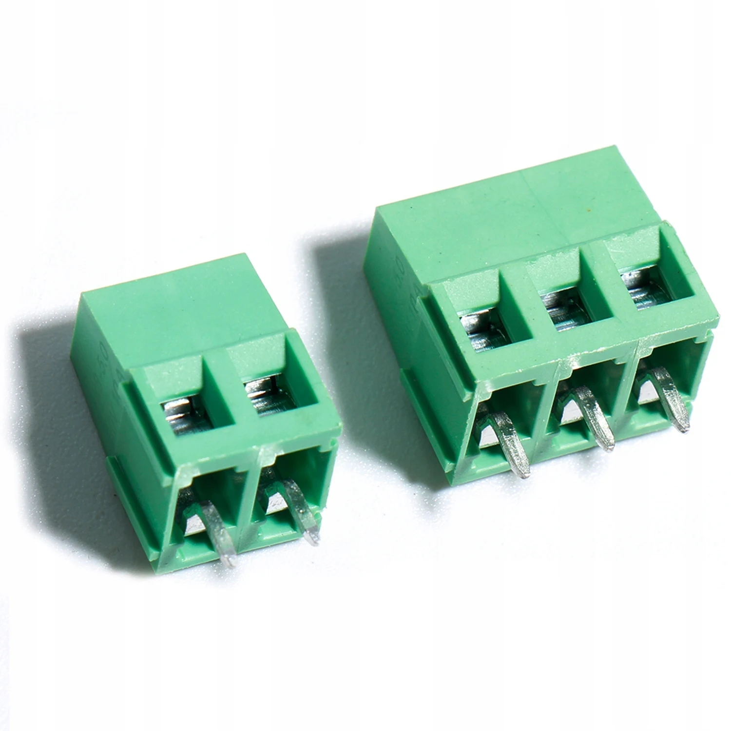 100 Pcs/BOX Pitch 5.0mm Straight Pin 2P 3P Screw PCB Terminal Block Connector 10A 300V 14-22AWG