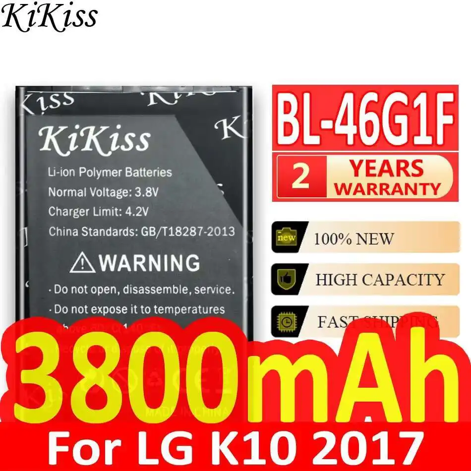 

Аккумулятор мобильного телефона BL-46G1F 3800 мАч для LG K10 2017 версия K20 Plus TP260 K425 K428 K430H X400 M-K121K BL 46G1F