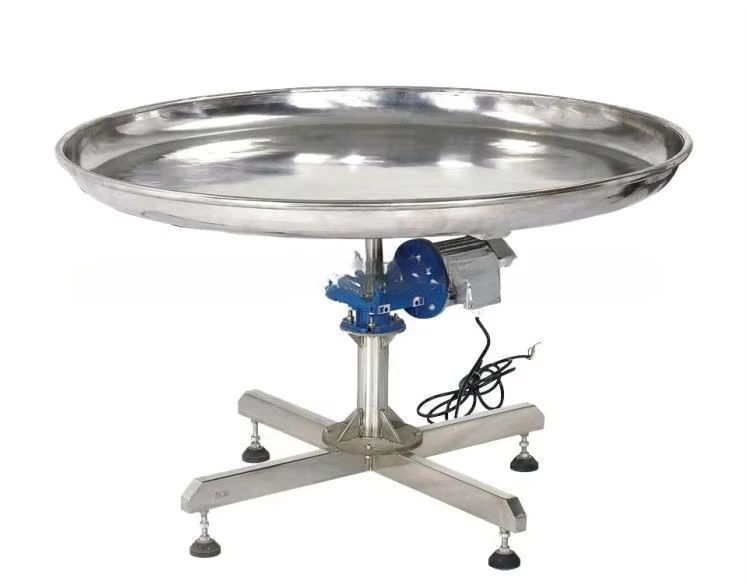 Automatic finished product rotary table