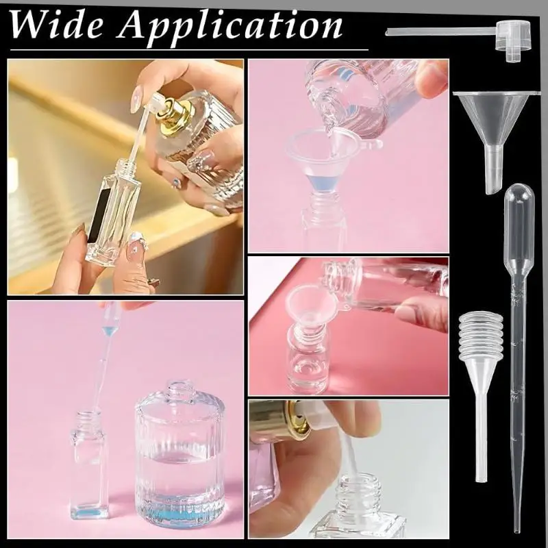 Parfüm-Nachfüllwerkzeug-Set: Kunststoff-Diffusor, Spritze, Strohhalm, Tropfer, Trichter, Sprühflasche, erforderliche Kosmetikwerkzeuge, Pumpenextraktor – Detail 11