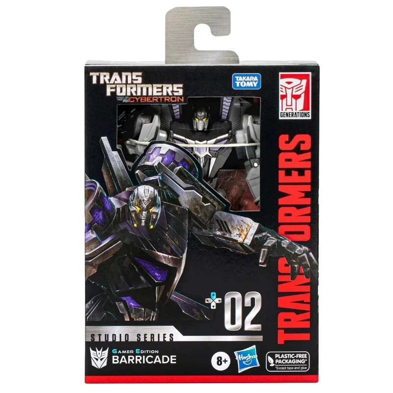 Nieuwe Transformatoren Speelgoedstudio Serie Gamer Editie 02 Deluxe Ss Ge 02 Barricade Actiefiguur Robot Speelgoed Cadeau Hobbie Anime Figuren