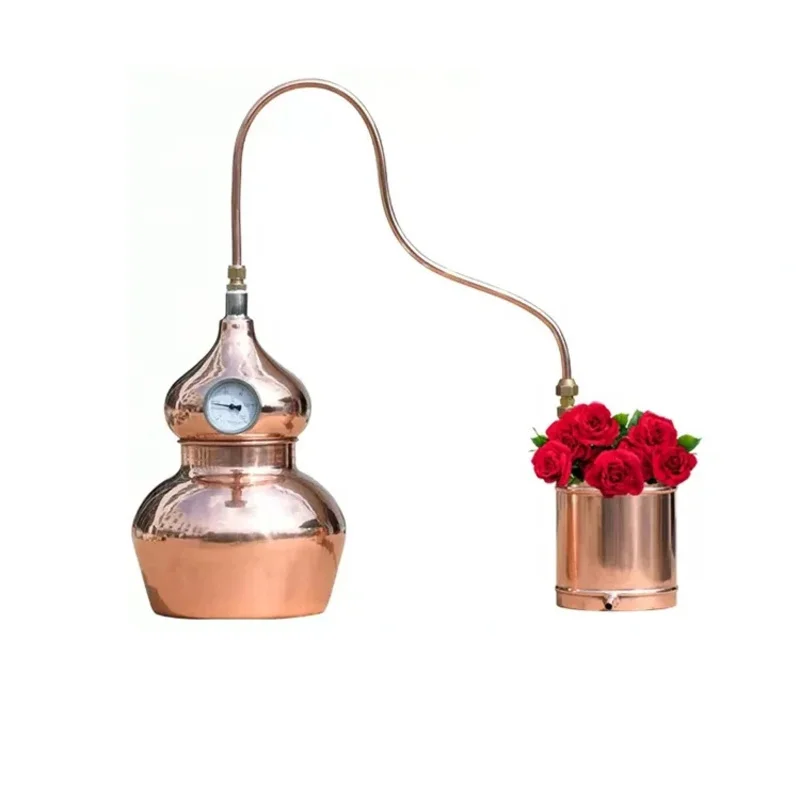 

Home Alcohol Distillation Copper Essential Oil Distiller Boiler Whisky Wine Gin Vodka Brandy Alembic Moonshine Distiller Pot