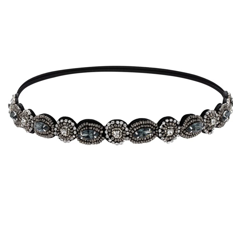 Ethnische Vintage Bohemian PerlenElastisches Stirnband Haarband Haarschmuck – Detail 11