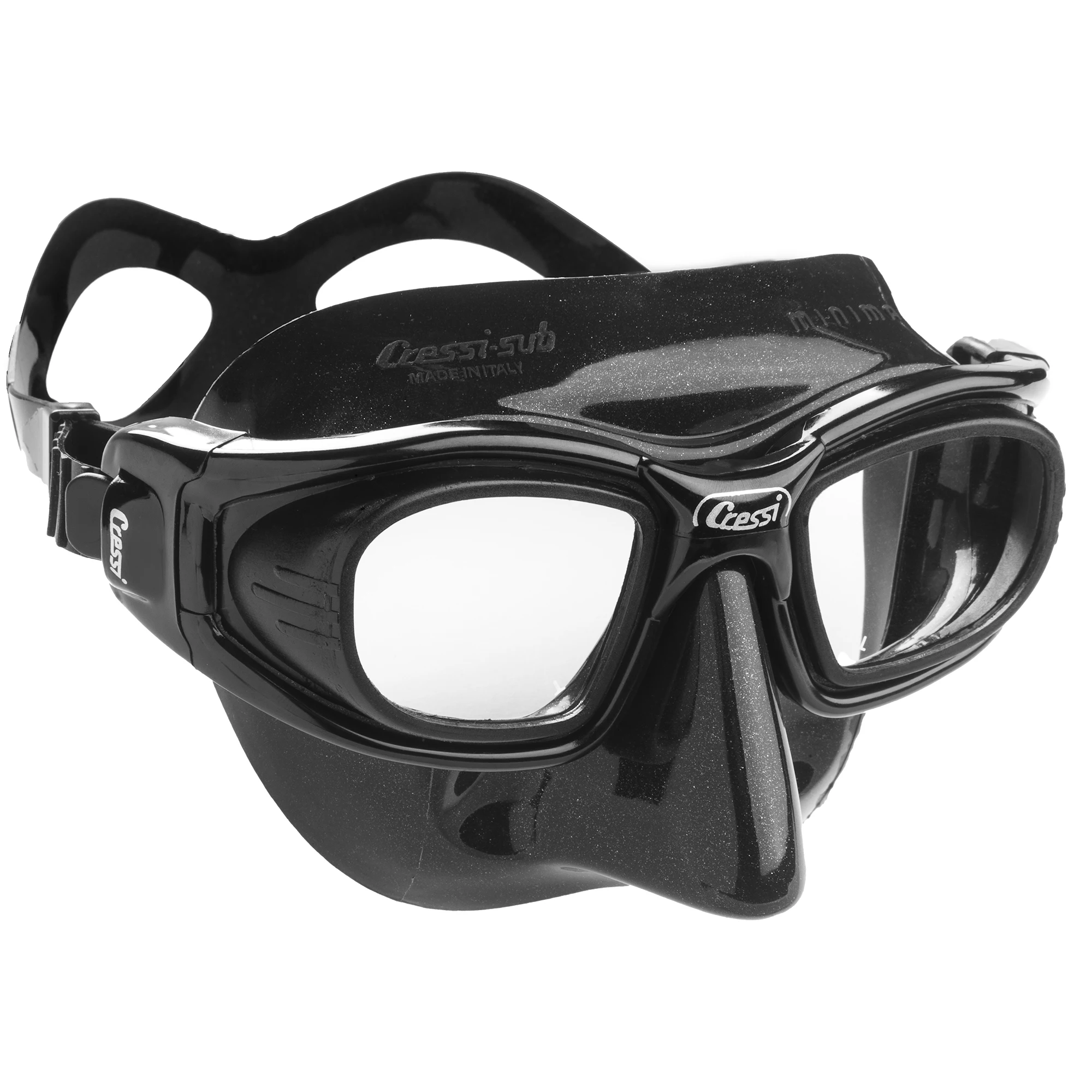 Cressi Minima Freediving Mask - Ultra Low Internal Volume, Ideal for Deep Sea Dives, Professional Goggles