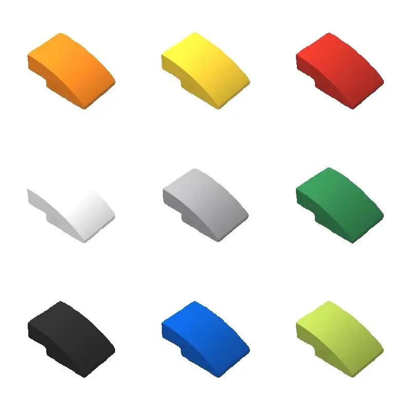 

100pcs 24309 Slope Curved 3 x 2 Bricks Collections Bulk Modular GBC For Technical MOC DIY Gifts Sale Buildings Blocks Toys