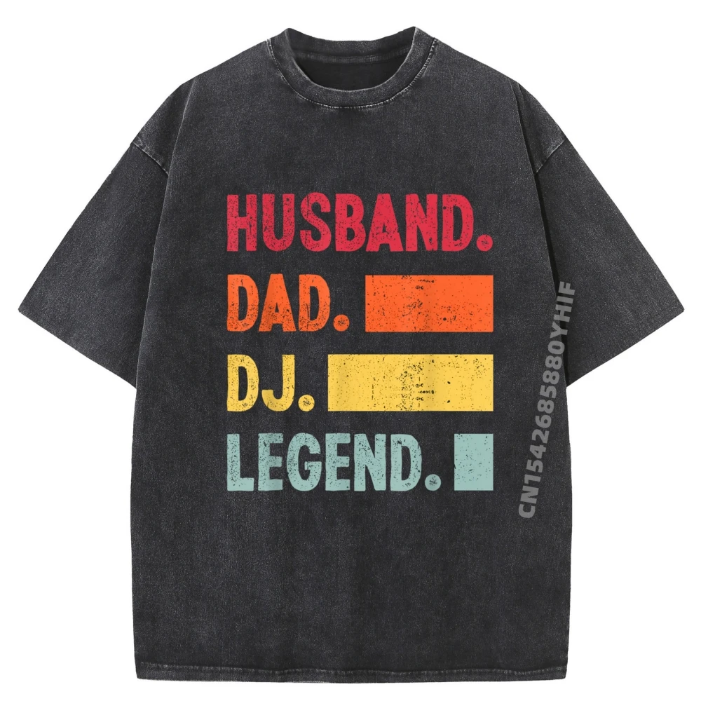 

Муж, папа, Dj Legend Dj, крутые трендовые футболки с графическим рисунком, молодежные футболки, мужская одежда, рубашка Camiseta Street Washed с принтом