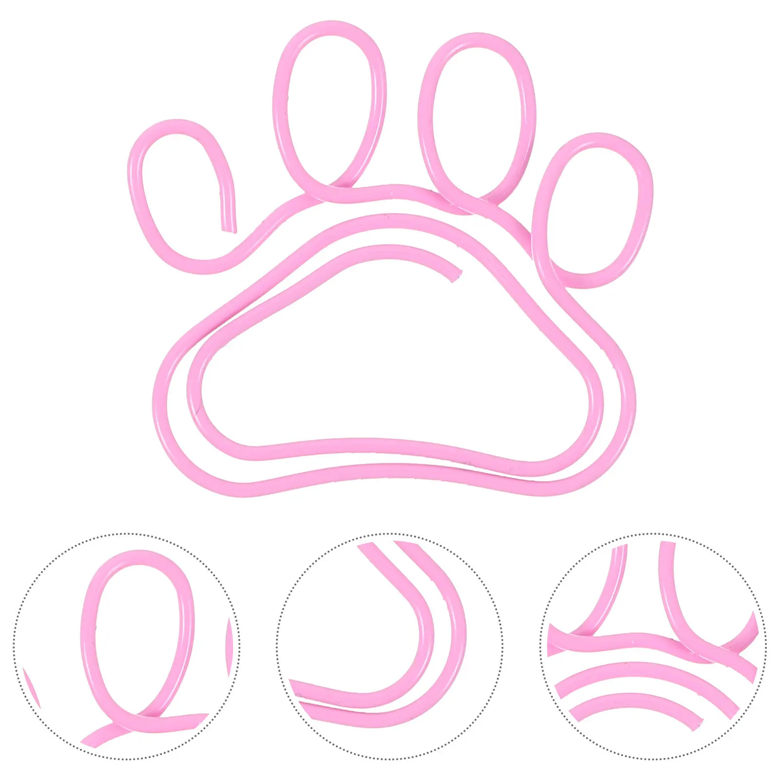 

20Pcs Delicate Metal Claw Paper Clips Creative Cute Paperclips for Document Clamping File Organization Bookmarks Memo Display