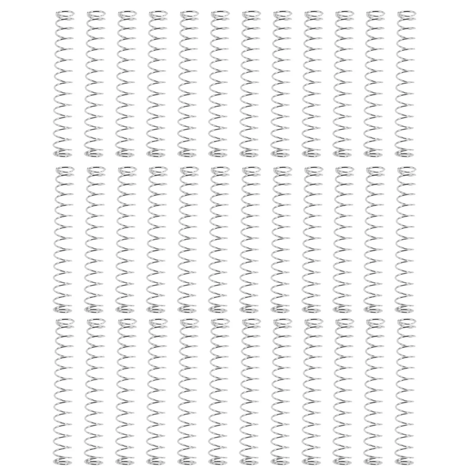 

100Pcs Ballpoint Pen Springs Stainless Steel Compression Spring Replacement Wire Diameter 0.4mm Outer Diameter 4Mm Length 30Mm