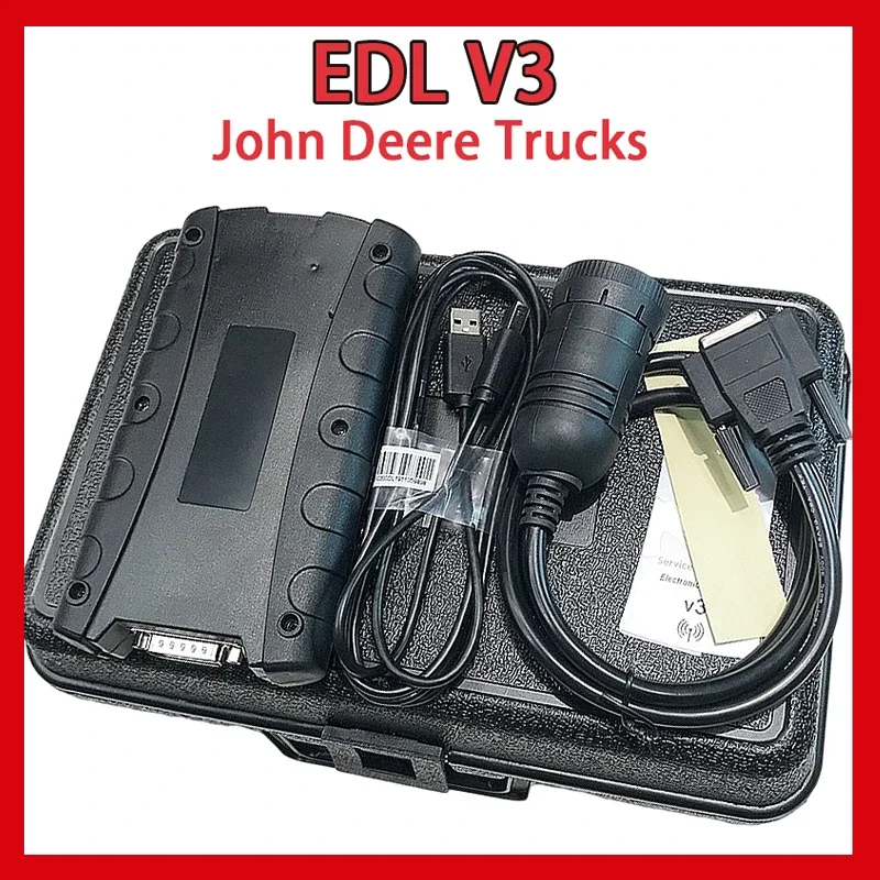 

Интерфейс сканера EDL для сельскохозяйственного трактора JohnDeer EDL V3, диагностический комплект тяжелых транспортных средств, инструмент JD, Электронная ссылка для передачи данных