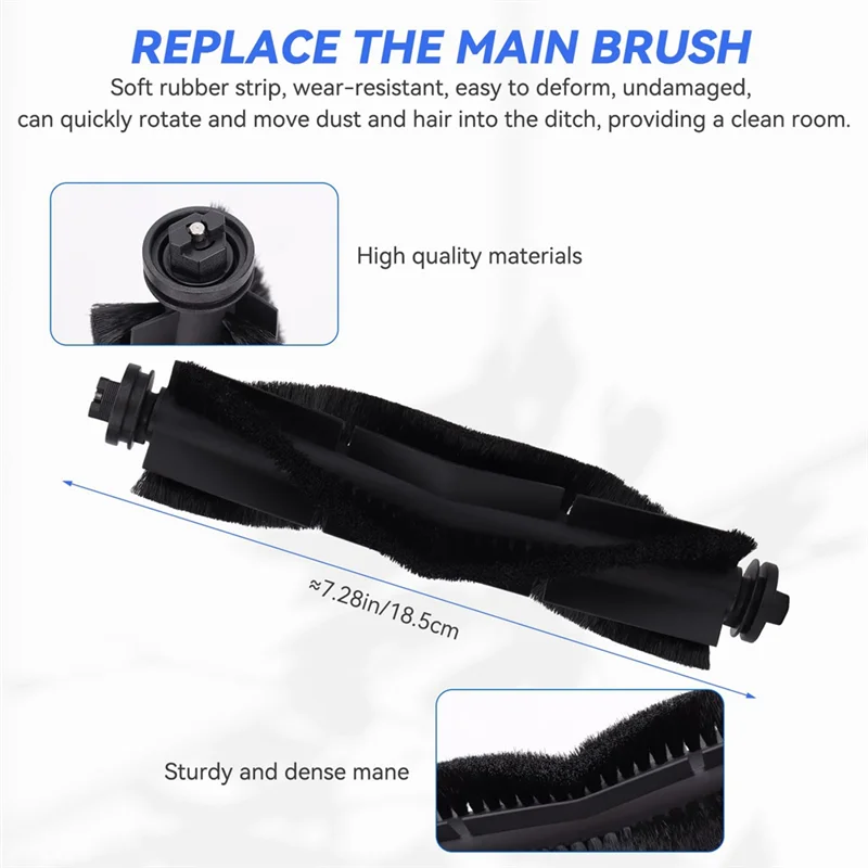 WORTHOWN-Per parti di ricambio per aspirapolvere robot Eufy X8 Pro Series - Kit di accessori X8 Pro, spazzole principali, filtri, spazzole laterali