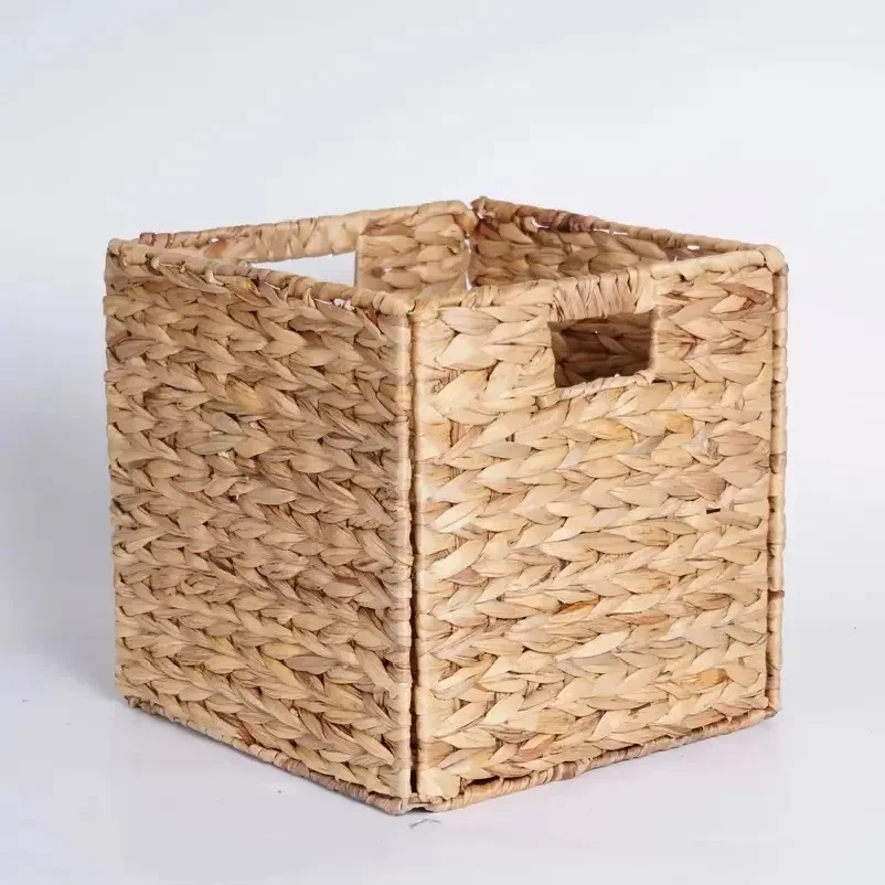 Gabinete de almacenamiento para el hogar, cesta tejida para dormitorio, ropa sucia, cestas para artículos diversos, caja portáti