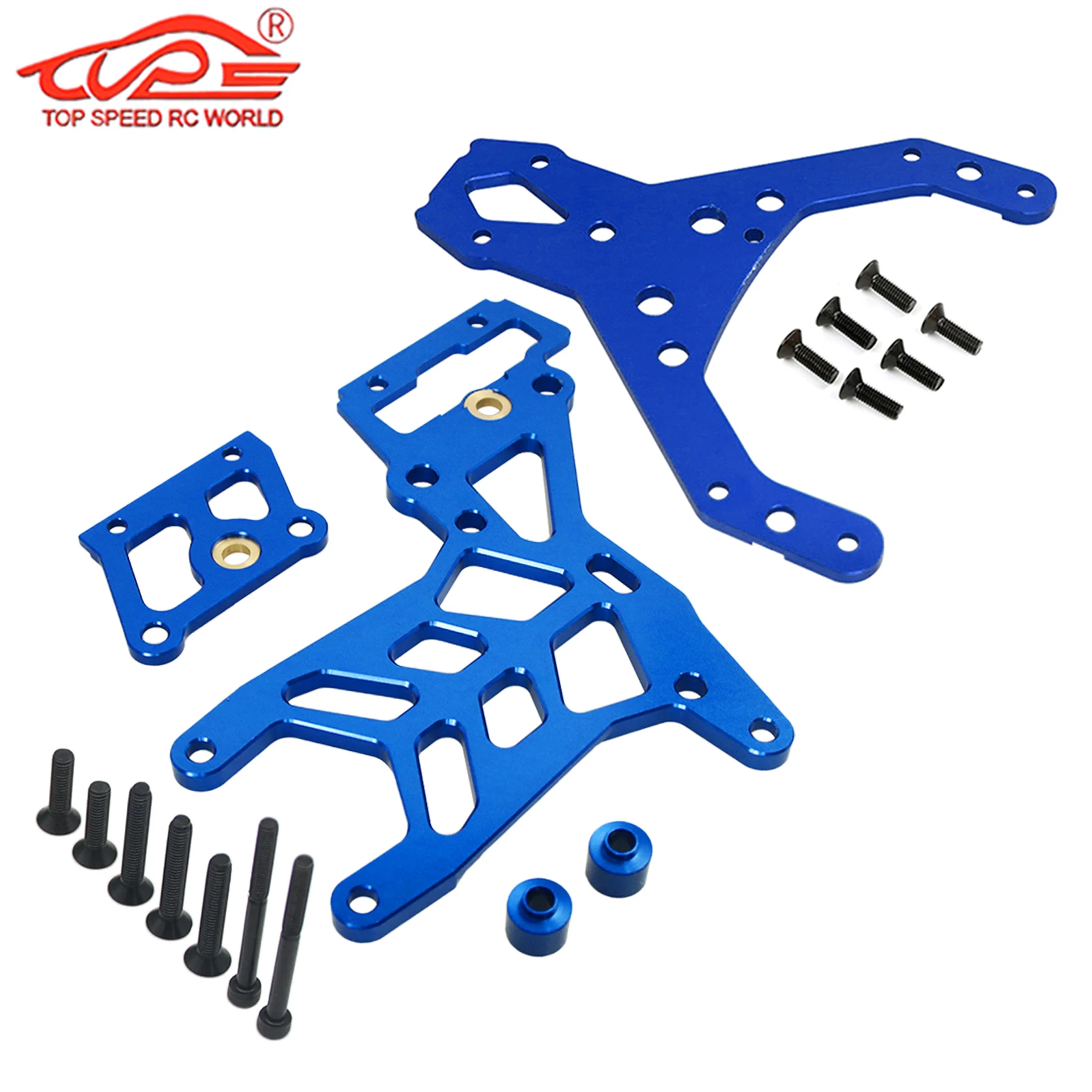 1/5 RC카 HPI ROFUN BAHA ROVAN KM BAJA 5B 5T 5SC 부품용 두꺼운 CNC 금속 앞/뒤 상단 플레이트 브레이크 브레이스 업그레이드