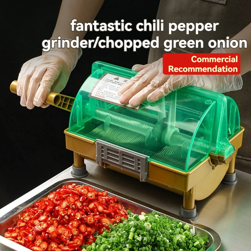 Commercial Cutting Chili Ring, Millet Spicy Chives, Slicing Scallion Artifact, Hot Pot Restaurant, Bun Shop, Vegetable Machine