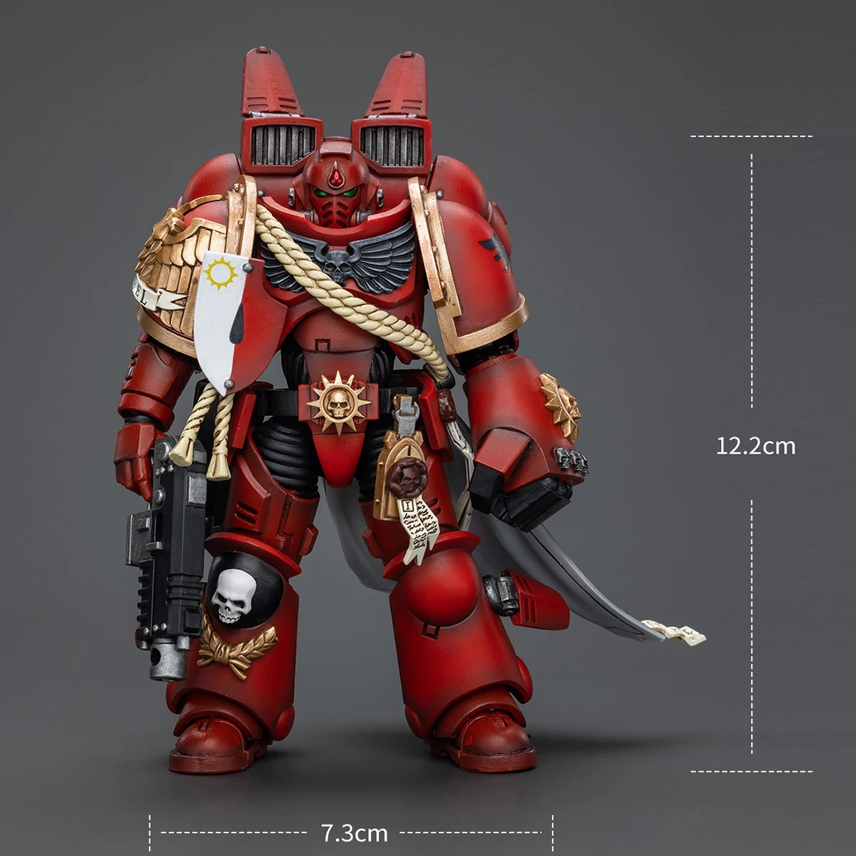 HiPlay JOYTOY Warhammer 40.000 1/18 Capitano degli angeli del sangue con Jump Pack JT4997 Action Figures