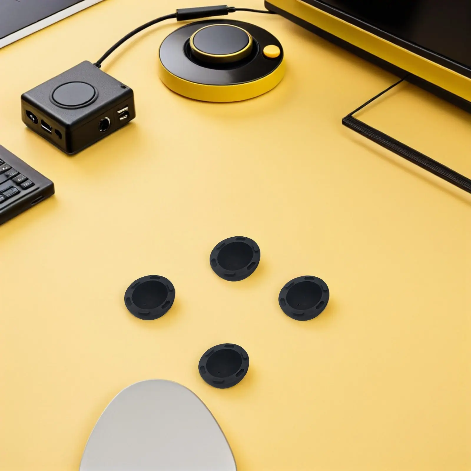 

4Pcs Anti-Slip Laptop Pad Professional Grade Support for Long Term Use Notebook Stand Riser Gadget