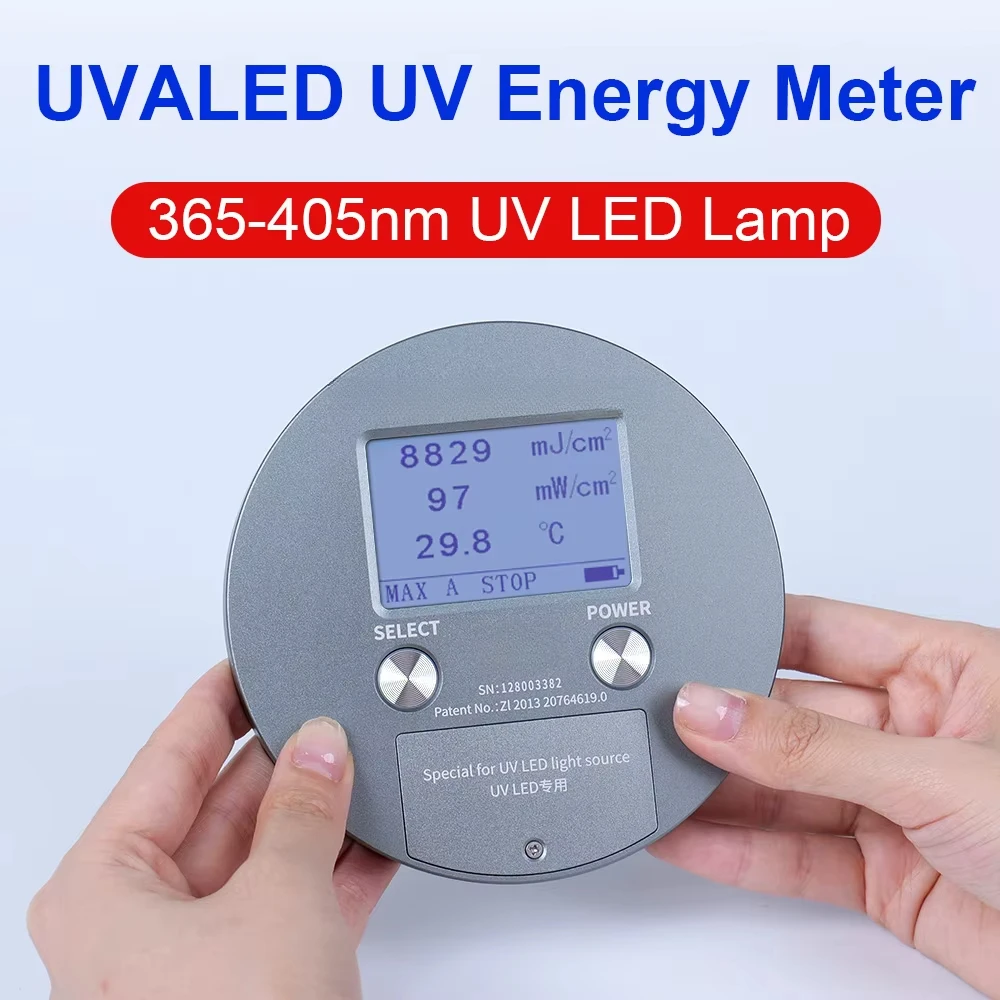 LS128 UVALED Lamp Intensity Power Meter Digital 340nm To 420nm Light UV Power Puck Integrator UV Energy Meter