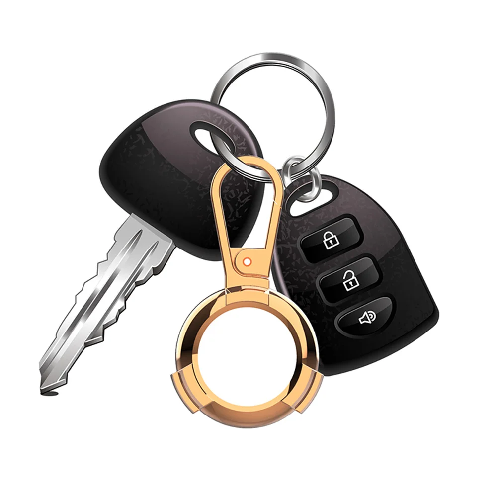 

1 pc Metal Keychain Protective Shell Charging Without Blocking Full Tracker Accessory