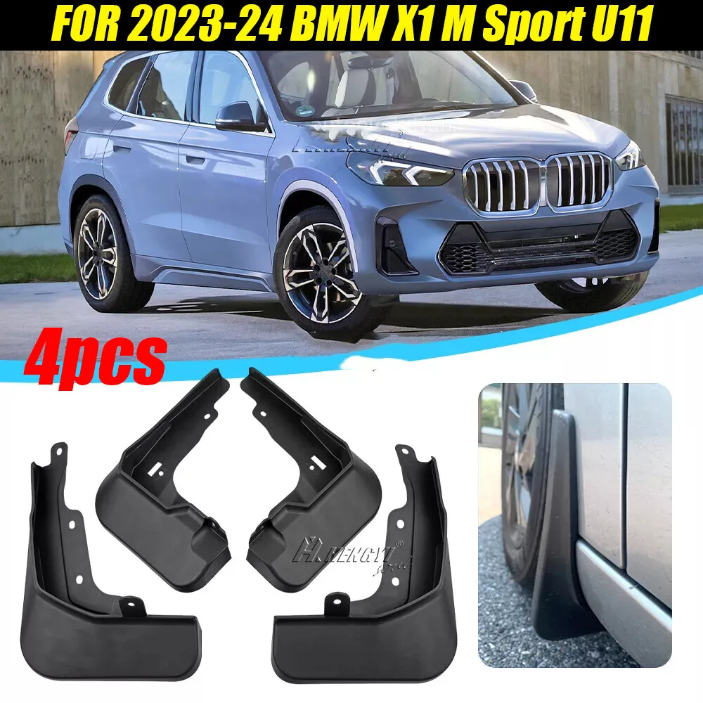 

FOR 2023-24 BMW X1 M Sport U11 Front Rear Splash Guard Mud Flap Fender Protector