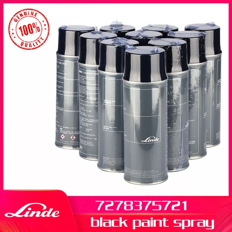 Linde forklift part maintenance parts black paint spray can RAL7021 400ml 7278375721 electric truck 335 336 diesel truck 350 351