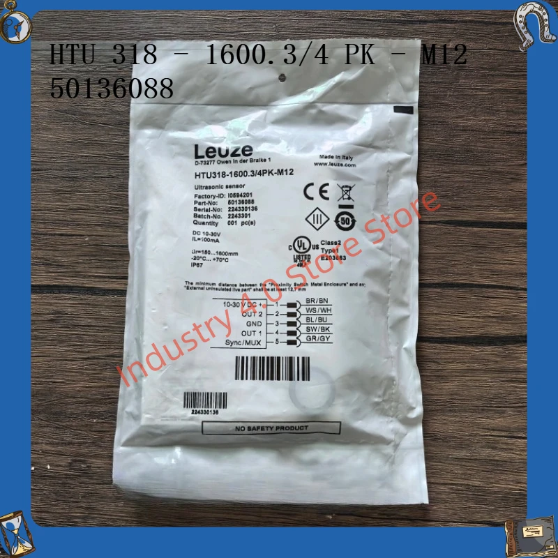 

HTU 318 - 1600.3/4 PK - M12 50136088 New original sensor