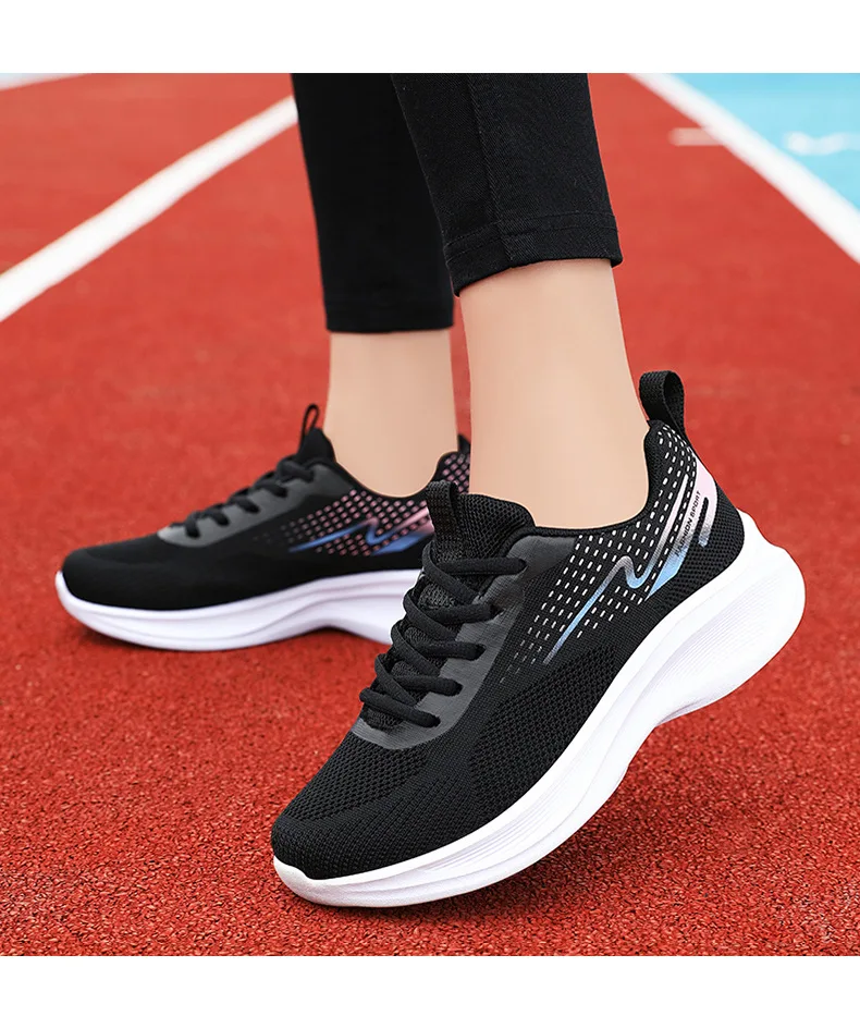 2024 Women's shoes summer new fashion casual shoes soft sole breathable comfortable sports shoes Women's shoes