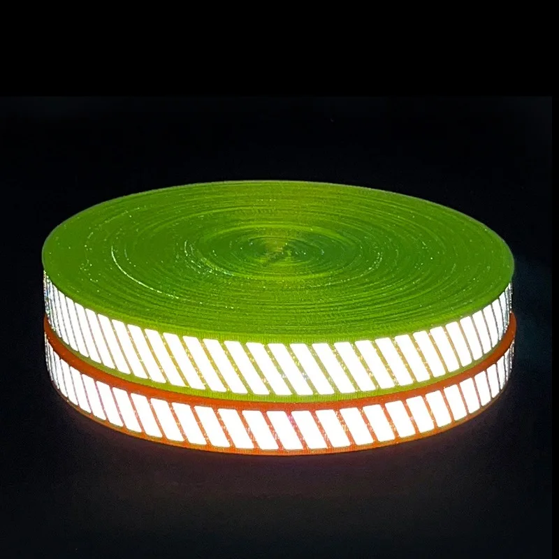 2,5 cm x 50 Jahre Twill Reflektierendes Gurtband Polyester Reflektierendes Klebeband Nähen für Kleidung – Detail 2