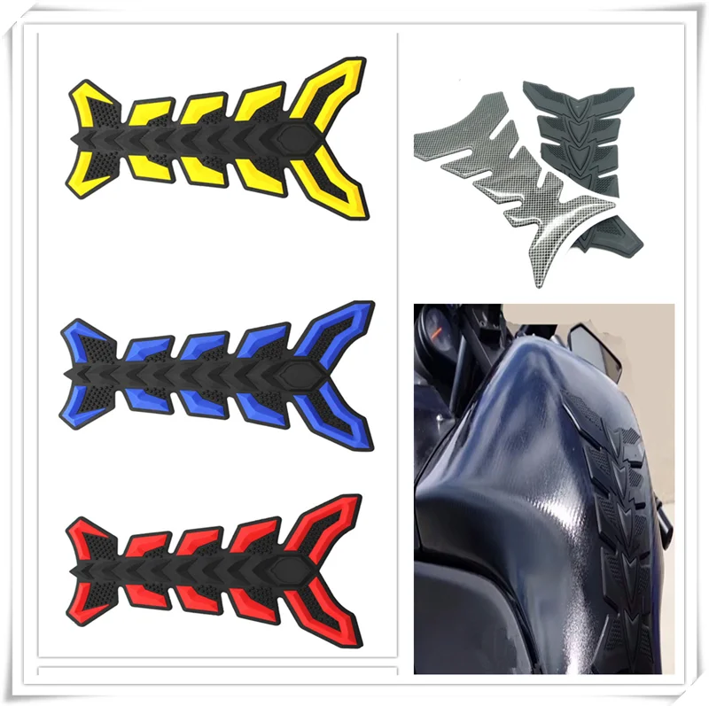 Motorcycle fish Pad Oil Gas Fuel Tank Cover Sticker Decal Protector for SUZUKI SFV650 GLADIUS SV650 TL1000S 600 750 KATANA