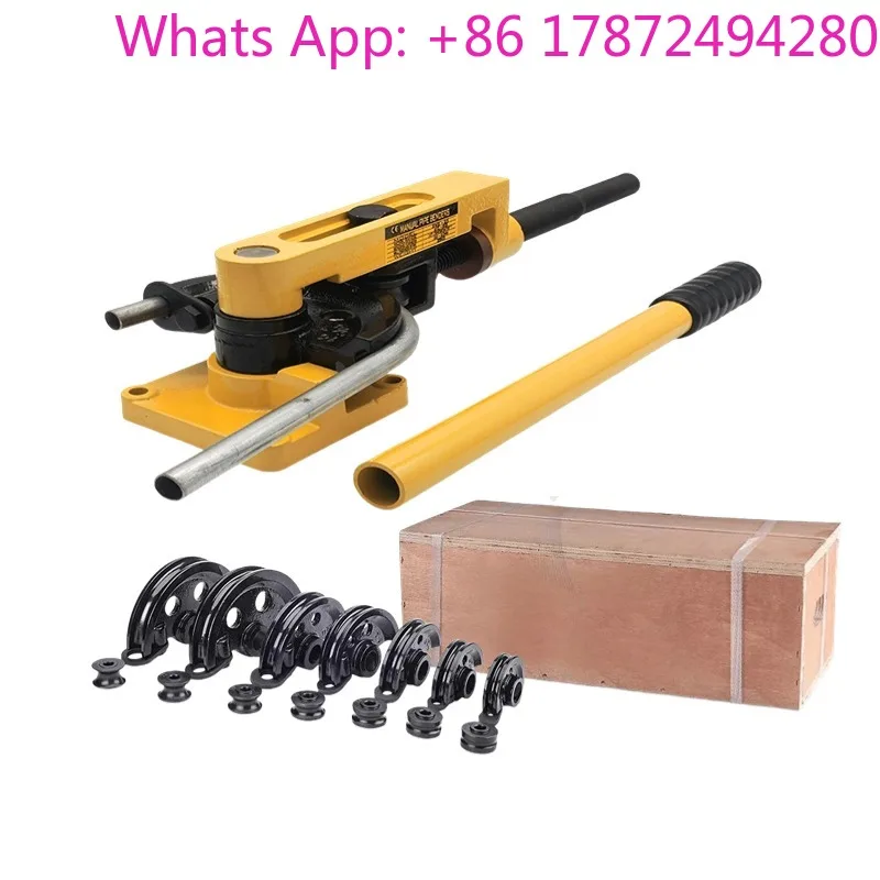 Multi-Functional Premium Manual Hydraulic Tube Bender for Iron Stainless Steel Aluminum-End Forming  Bending Machine Bearing