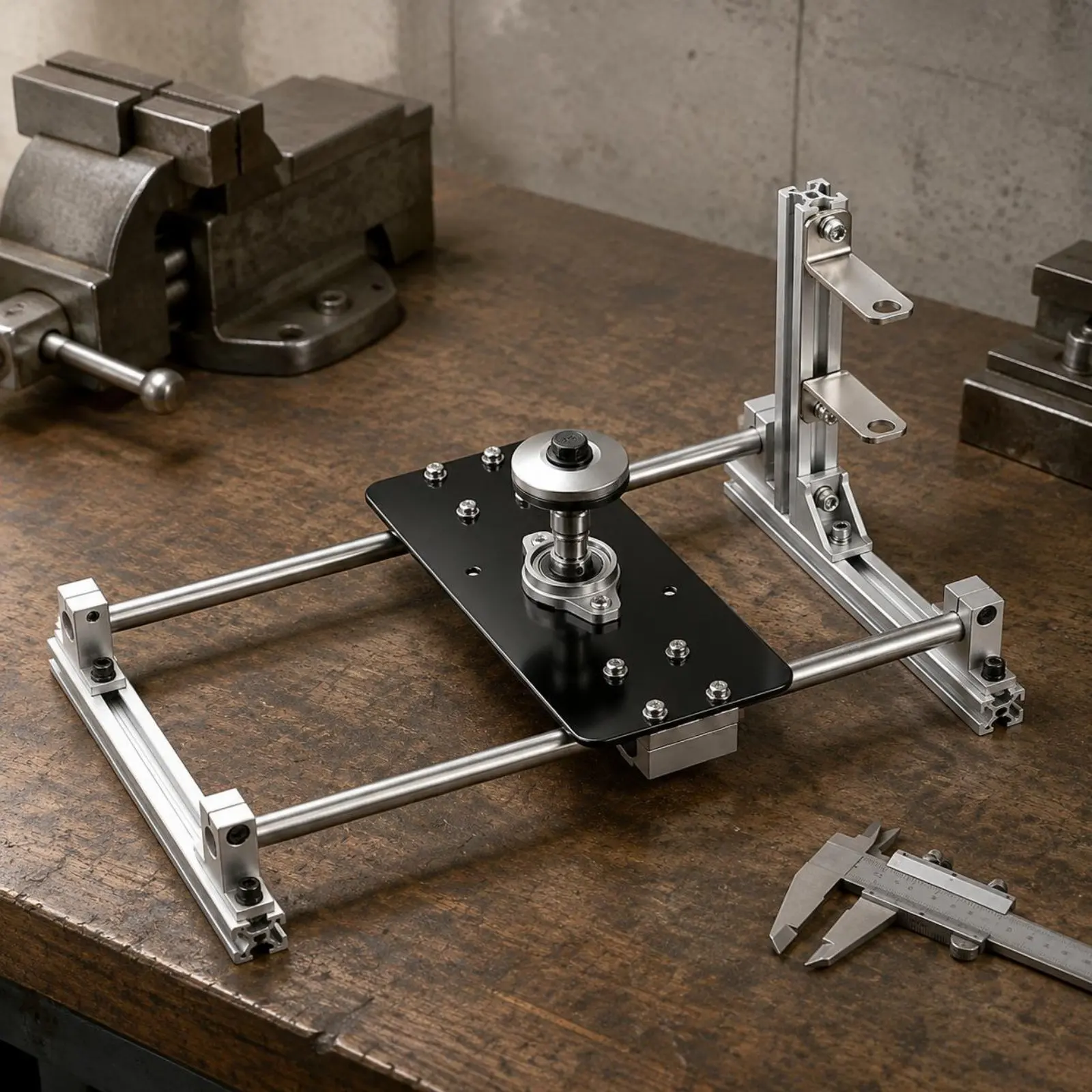 Picture 4: Angle Grinder Blade Mount Bracket Adjustable Saw Blade Grinding Jig Angle Grinder Adapter Stable Support Power Tool Accessory