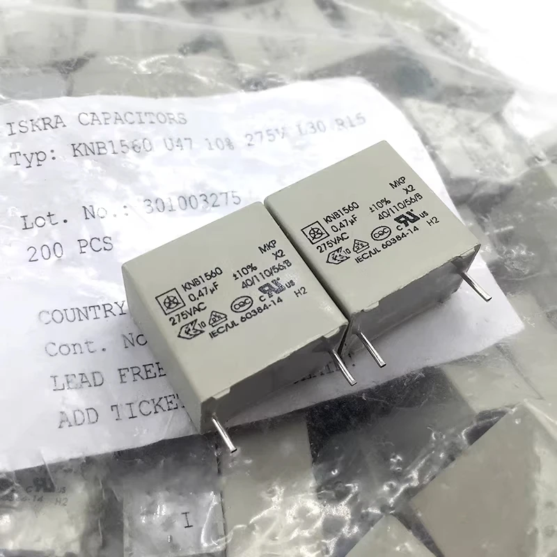 

Тонкопленочный конденсатор ISKRA Akefa MKP 0.47uf 474 470NF 275V 305V KNB1560