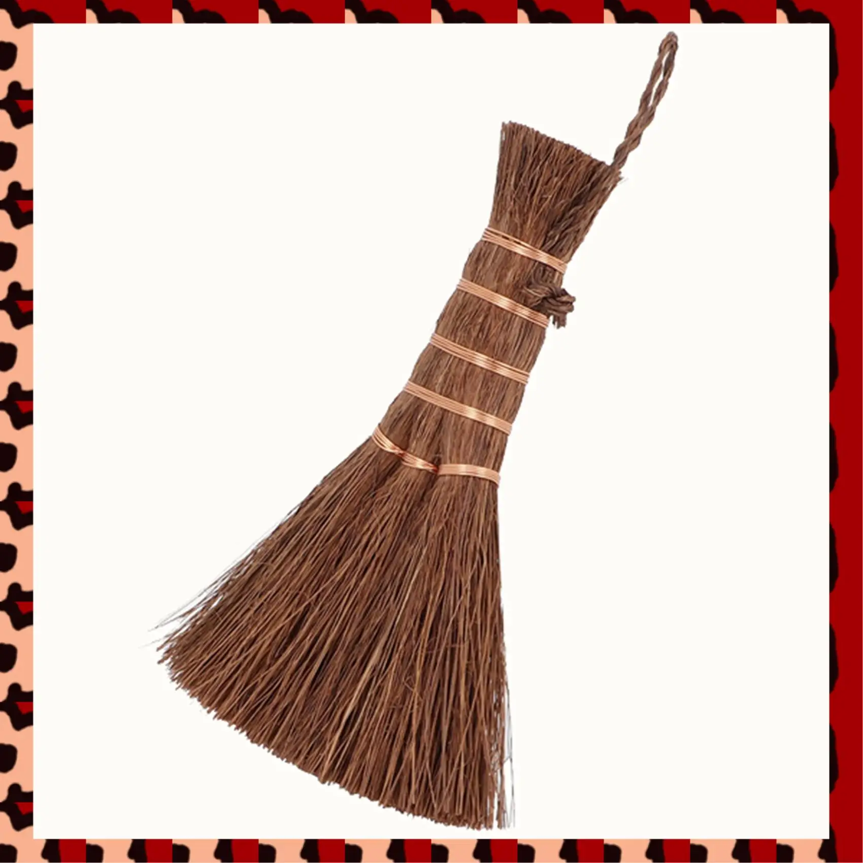 

A72P Natural Household Cleaning Broom Cleaning Brush With Pizza Cutter Wheel With Protective Guard-Portable Pizza Slicer