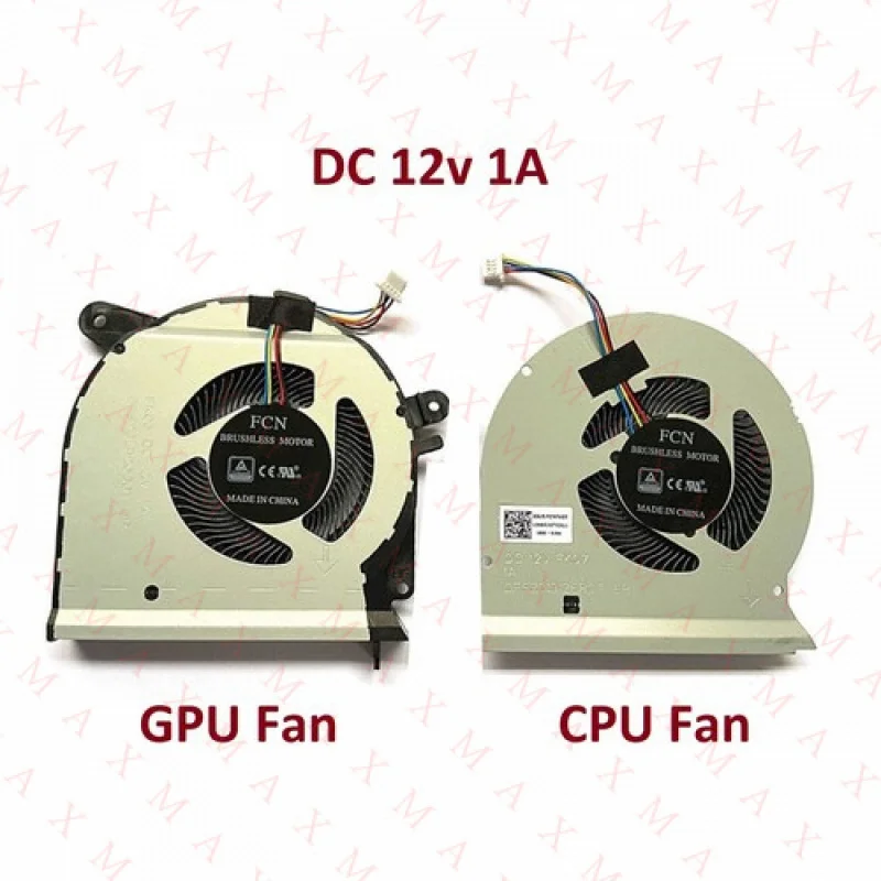 

LL Новый охлаждающий вентилятор для процессора и графического процессора ноутбука Asus ROG Strix GL503VS GL503VS-DH74 L *